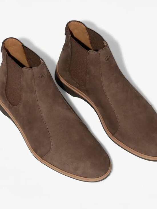 Amberjack Chelsea Boots Copper Brown Men’s Size 7.5 Nubuck Leather main image 4
